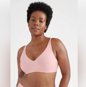 Knix Revolution Bra Light Pink Back Closure Wireless Womens Size 7+